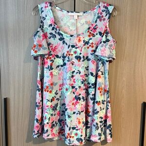 Juniper + Lime Floral Top